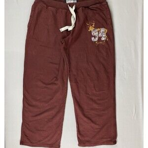 Bottoms Out Loungewear Sleep Joggers Men’s L Rust Red Drawsting Blokecore Cozy